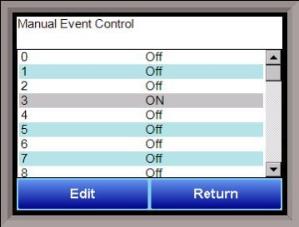 Manual Event Control